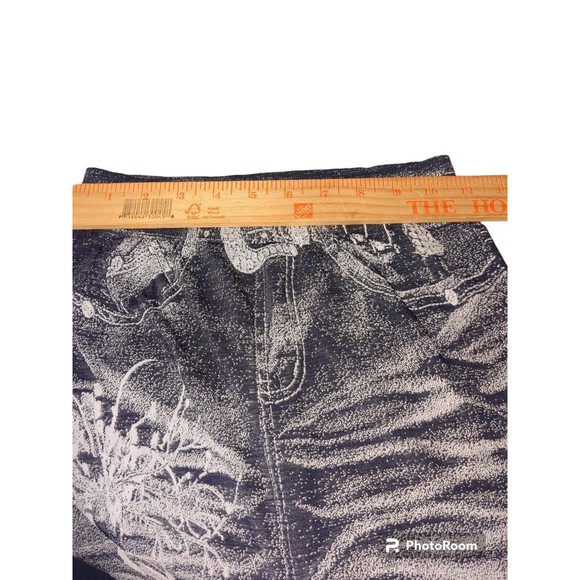 Women's Chuns Plamtree Blue Stretch Leggings Jeggings Soft Lightweight One Size - Picture 8 of 8